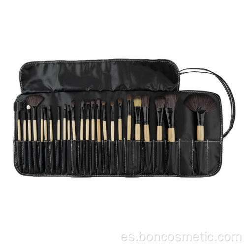 Set de 24 pinceles de maquillaje profesional de etiqueta privada